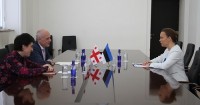 დავით ზალკალიანი ესტონეთის ელჩს შეხვდა
