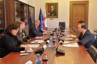ანრი ოხანაშვილი „ევროკავშირი საქართველოსთვის EU4 Justice - სასამართლოს მხარდაჭერის პროექტის“ ხელმძღვანელს შეხვდა