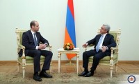 მიხეილ ჯანელიძე სომხეთის რესპუბლიკის პრეზიდენტს და პრემიერ-მინისტრს შეხვდა