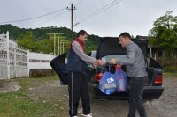 ლანჩხუთში შეჭირვებული მოსახლეობისადმი დახმარებები გრძელდება