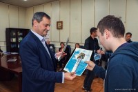 სენაკის მერი ახალგაზრდული თეატრის დასს შეხვდა