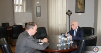 დავით ზალკალიანი კრიზისის საკითხებში ევროკავშირის სპეციალურ წარმომადგენელს შეხვდა
