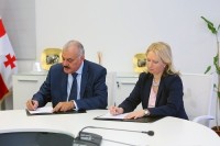 ნათია თურნავამ და შეიხმა მოჰამედ ბინ ხალიფა ალ ხალიფამ ურთიერთგაგების მემორანდუმს მოაწერეს ხელი