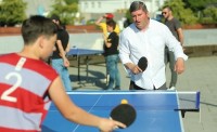 ზუგდიდში ახალგაზრდულ ფესტივალს "ქართული ოცნების" მერობის კანდიდატი დაესწრო