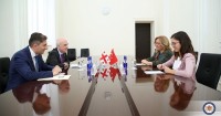 დავით ზალკალიანი თურქეთის ელჩს შეხვდა