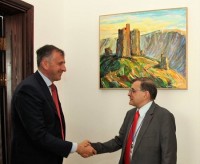 ზურაბ პატარაძე რუმინეთის საგანგო და სრულუფლებიან ელჩს საქართველოში რადუ ლივიუ ჰორუმბას შეხვდა