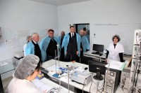  ზურაბ პატარაძემ თანამედროვე საკვლევი ლაბორატორია დაათვალიერა.