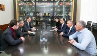ლევან დავითაშვილი იტალიის სამეცნიერო -კვლევითი ცენტრის გენერალურ დირექტორს შეხვდა