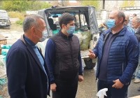 გოჩა ენუქიძე  ლეჩხუმში  რთველის მიმდინარეობის პროცესს გაეცნო