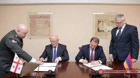 საქართველოსა და სომხეთის თავდაცვის სამინისტროებს შორის ორმხრივი თანამშრომლობის გეგმას მოეწერა ხელი 