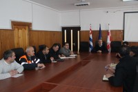 ხულოს გამგეობაში დიდთოვლობასთან დაკავშირებით საგანგებო შტაბის სხდომა გაიმართა