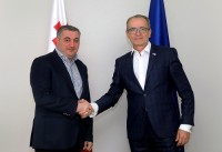 კახა კახიშვილი ლატვიის იუსტიციის მინისტრს შეხვდა
