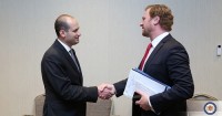   მიხეილ ჯანელიძემ ჩეხეთის საგარეო საქმეთა მინისტრის მოადგილესთან გამართა შეხვედრა