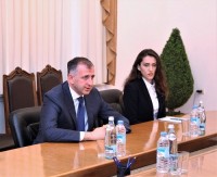ზურაბ პატარაძე სახელმწიფო მინისტრს ვიქტორ დოლიძეს შეხვდა