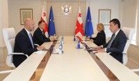 გიორგი გახარია MasterCard-ის ვიცე-პრეზიდენტ ნიკოლა ვილლას შეხვდა
