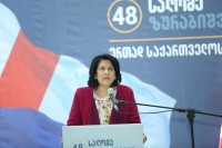 სალომე ზურაბიშვილი ყაზბეგელ ამომრჩეველს შეხვდა- მე არა ვარ თერგდალეული, მე სენადალეული ვარ