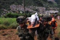 კოლუმბიაში სამხედრო ვერტმფრენმა კატასტროფა განიცადა