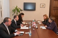 გივი მიქანაძე ბულგარეთის საგანგებო და სრულუფლებიან ელჩს შეხვდა