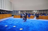 ლადო ჭანტურიამ სტრასბურგის სასამართლოში მოსამართლის ფიცი დადო 