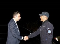 გიორგი გახარია ძველი სტილით ახალ წელს საოკუპაციო ხაზთან შეხვდა