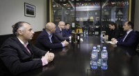  ლევან დავითაშვილი ლატვიის ქალაქ ვალკას მერს შეხვდა