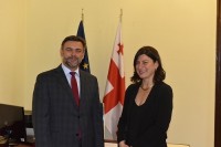 სოფიო ქაცარავა ჩეხეთის რესპუბლიკის ელჩს შეხვდა