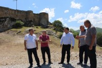 დავით შერაზადიშვილმა, გოგი მეშველიანმა და თამაზ ჟორჟოლიანმა ბოლნისის მუნიციპალიტეტში მიმდინარე საგზაო ინფრასტრუქტურის მოწყობის სამუშაოები მოინახულეს