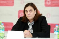 ეკატერინე მიქაბაძე „სამშენებლო ინდუსტრიაში შრომის ბაზრის საჭიროებათა კვლევის“ პრეზენტაციას დაესწრო  