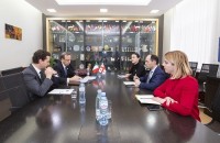 ლევან დავითაშვილი იტალიის ელჩს, ანტონიო ბარტოლის შეხვდა