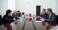 გერმანიის ფედერაციული რესპუბლიკის ელჩმა დავით ზალკალიანთან გაცნობითი შეხვედრა გამართა 