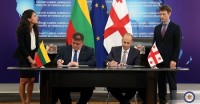 ლიტვის დელეგაციის საქართველოში ვიზიტის ფარგლებში, მხარეთა შორის ევრო-ატლანტიკური ინტეგრაციის კომისიის ოქმი გაფორმდა