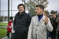 დედაქალაქის მერი ვარკეთილის საფეხბურთო ცენტრის გახსნის ცერემონიას დაესწრო დედაქალაქის მერი ვარკეთილის საფეხბურთო ცენტრის გახსნის ცერემონიას დაესწრო
