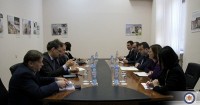 საგარეო საქმეთა მინისტრის მოადგილე ევროკავშირის სპეციალურ წარმომადგენელს შეხვდა