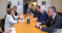 საქართველოს საგარეო საქმეთა მინისტრი ადამიანის უფლებების საკითხებში გაეროს უმაღლეს კომისარს შეხვდა