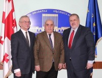 ვახტანგ ყოლბაია უკრაინის ელჩ იგორ დოლგოვს შეხვდა