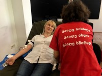 საქართველოს გაერთიანებული წყალმომარაგების კომპანიის თანამშრომლები სისხლის დონაციის აქციაში ჩაერთვნენ 