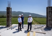 მევენახეობისა და ყურძნისეული პროდუქტების სამეცნიერო-კვლევითი სივრცის სამშენებლო სამუშაოებს ლევან დავითაშვილი გაეცნო