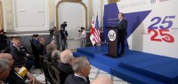 პრემიერმა აშშ-საქართველოს სტრატეგიული პარტნიორობის 25 წლის იუბილის აღსანიშნავ ფორუმში მიიღო მონაწილეობა