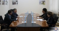 ხათუნა თოთლაძე პროექტის სერვისების გაერო-ს ოფისის (UNOPS) ევროპული ოპერაციების ხელმძღვანელს არმენ ჩობანიანს შეხვდა