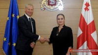 თავდაცვის სამინისტროში ევროკავშირის სადამკვირვებლო მისიის ხელმძღვანელთან გამოსამშვიდობებელი შეხვედრა გაიმართა