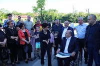 გიორგი გოგლიჩიძე თეა წულუკიანთან ერთად სოფელ მეორე სვირის მოსახლეობას შეხვდა