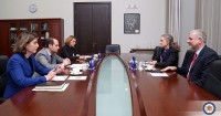 მიხეილ ჯანელიძემ OSCE/ODIHR-ის ადგილობრივი თვითმმართველობის არჩევნებზე დაკვირვების მისიის ხელმძღვანელთან გამოსამშვიდობებელი შეხვედრა გამართა