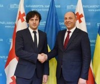 ირაკლი კობახიძე უკრაინის უმაღლესი რადას თავმჯდომარეს შეხვდა