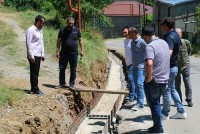  კოჯორში სანიაღვრე არხები ეწყობა