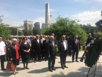 აფხაზეთის ავტონომიური რესპუბლიკის ხელისუფლებამ გმირთა მემორიალი გვირგვინით შეამკო