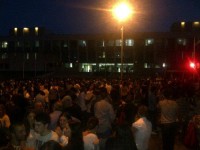 საპროტესტო აქციის მონაწილეები ე.წ. მოდულის შენობის ირგვლივ გადანაწილდნენ 