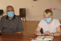 ონის მუნიციპალიტეტის მერიაში სამუშაო შეხვედრა გაიმართა