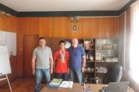   ცაგერის გამგებელი მუნიციპალიტეტში მცხოვრებ წარმატებულ სპორტსმენს შეხვდა 