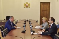 ოთარ დანელია გაერო-ს მუდმივ კოორდინატორს შეხვდა ოთარ დანელია გაერო-ს მუდმივ კოორდინატორს შეხვდა