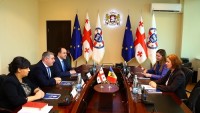 კახა კახიშვილი მოლდოვას რესპუბლიკის იუსტიციის მინისტრს შეხვდა 
